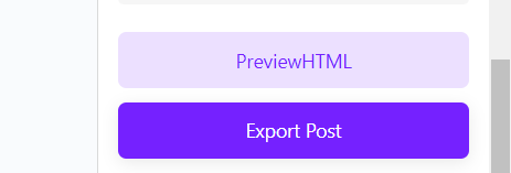 Export Post in one-click